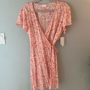 Floral Wrap Dress